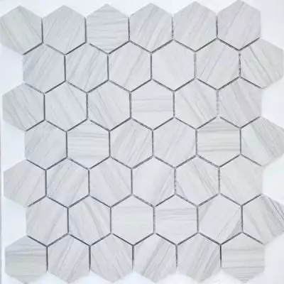 Dolomiti bianco MAT hex 18x30х6 18x30x6 295x305x6