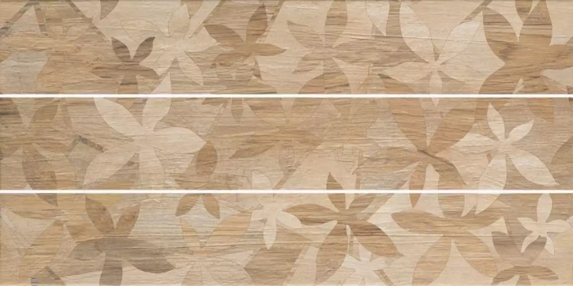 EDM D33K Decoro Fiori Mix Miele 15x90