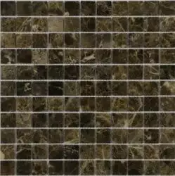 Emperador Dark POL 4.8x4.8x7 30.5x30.5