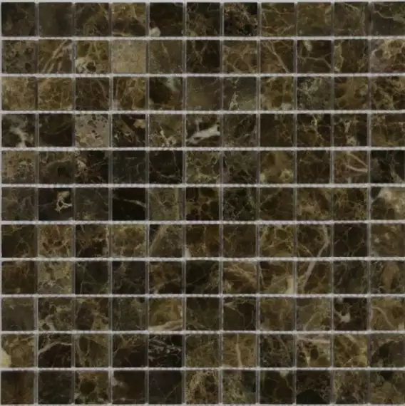Emperador Dark POL 4.8x4.8x7 30.5x30.5