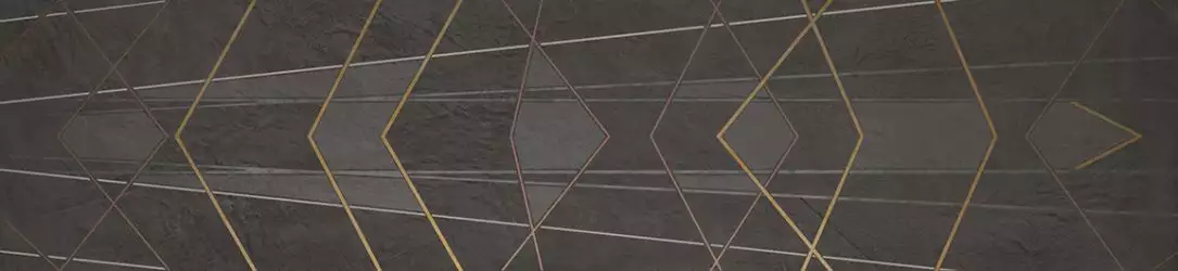 Equinox Anthracite Diamond Decor 6mm 59.55x260