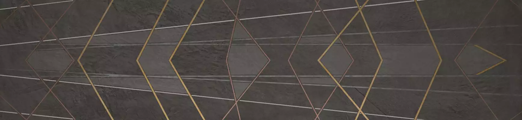 Equinox Anthracite Diamond Decor 6mm 59.55x260