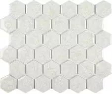 Esagono crema (50x44) 28.5x24.5x8