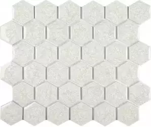 Esagono crema (50x44) 28.5x24.5x8