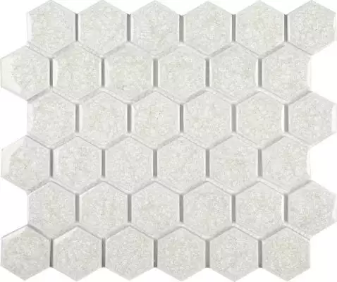 Esagono crema (50x44) 28.5x24.5x8