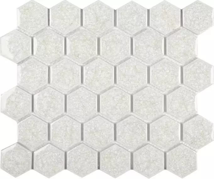 Esagono crema (50x44) 28.5x24.5x8