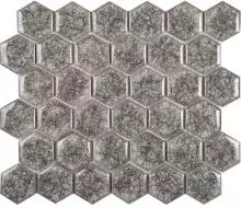 Esagono griggio (50x44) 28.5x24.5x8