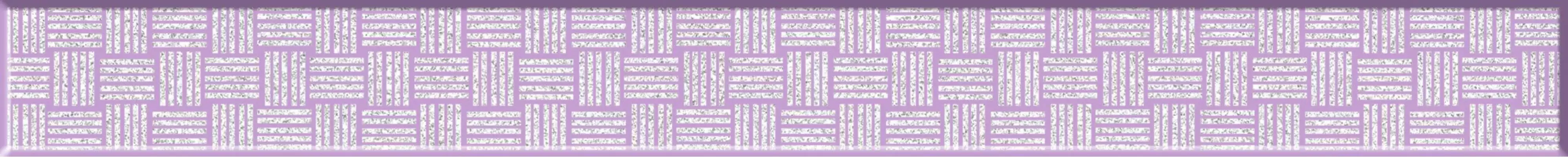 GL7H221 Motive Glass бордюр сиреневый 4x35