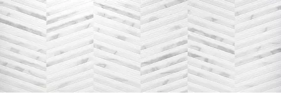 GRAZ NEWBURY WHITE SLIM RECT 30x90