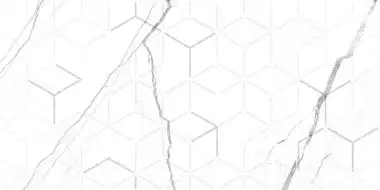 GT124VG Плитка Siluet Белый Декор 50x25