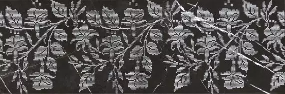 Geneva black Декор 01 25х75