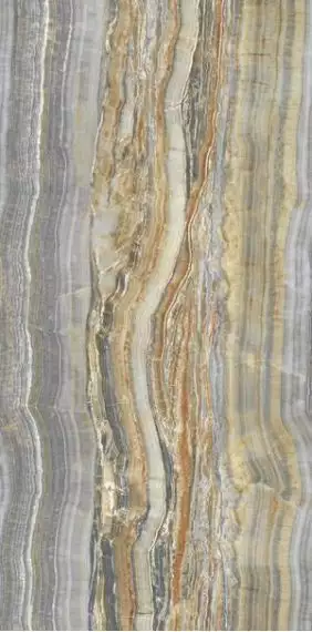 Grey Onyx Vein Cut Lucidato Shiny 75x150