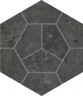HCYP Мозаика Nyra Charcoal Favus 30х26