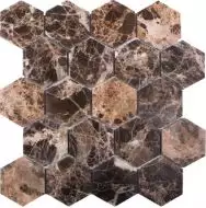 HEXAGON DARK EMPERADOR POLISHED 28,2х26