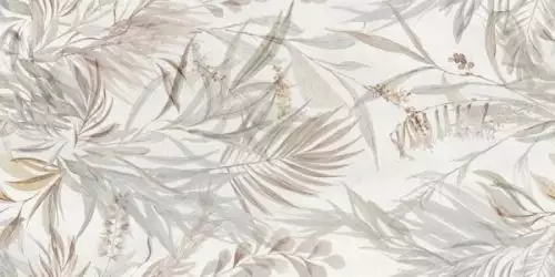 Halima Fleur Blanc Rect. 60x120