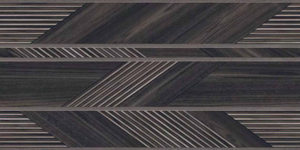 Hazzel Wood Black Matt 60x120