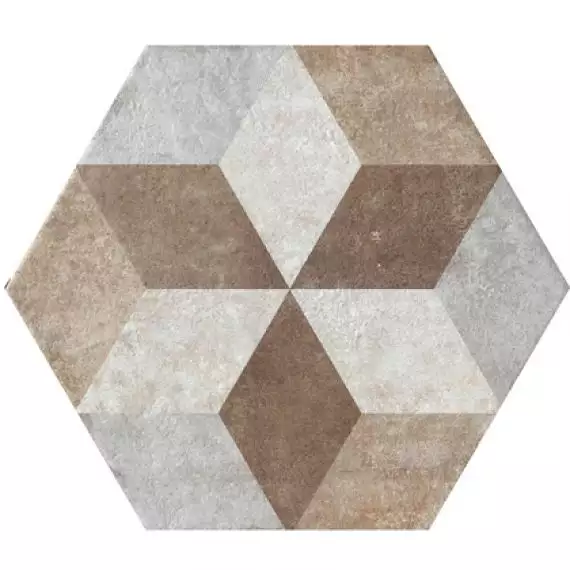 Heritage Deco Exagona Texture 4 34.5x40