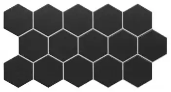 Hex Black 51x26.5