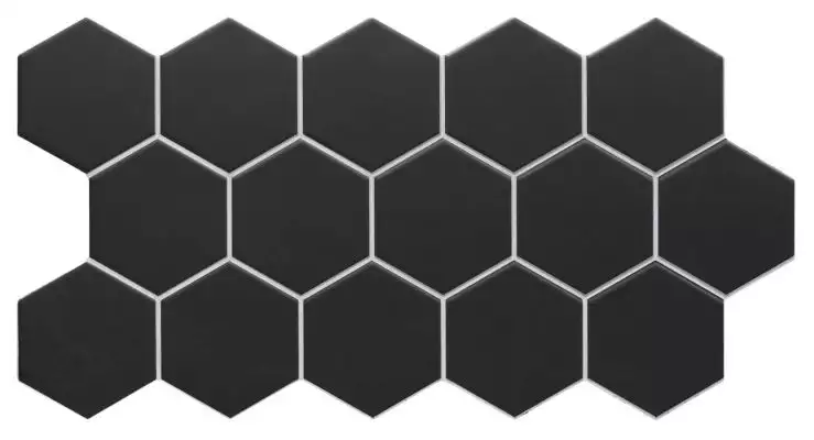 Hex Black 51x26.5