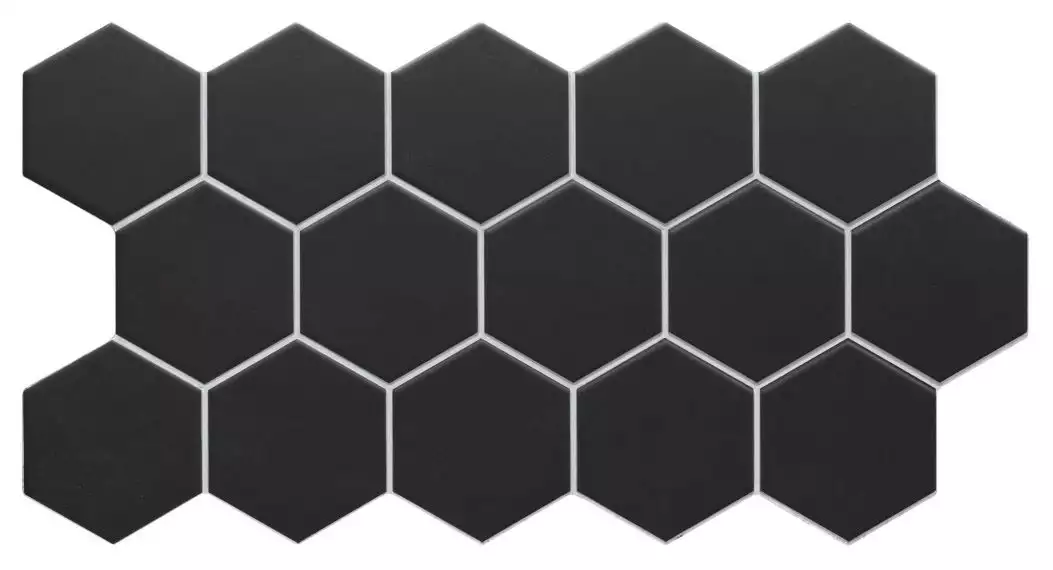 Hex Black 51x26.5