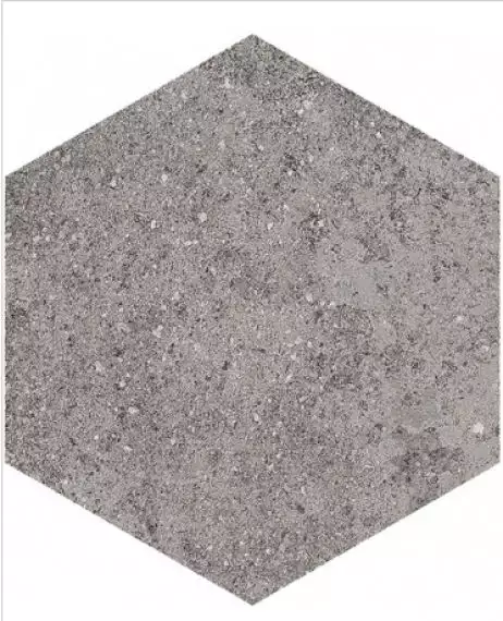 Hexagon Soft Anthracite 23x26