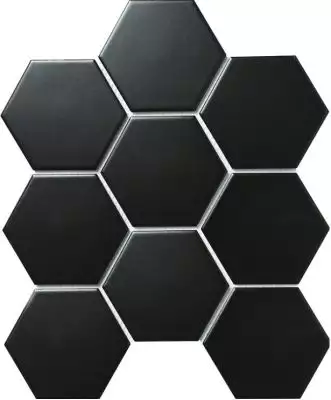 Hexagon big Black Matt (SBH4810) 25.6х29.5
