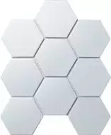 Hexagon big White Matt (SBH1005) 25.6х29.5