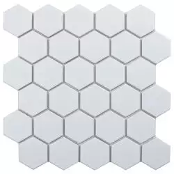Hexagon small White Glossy (IDL1001) 26.5х27.8