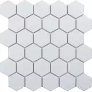 Hexagon small White Matt (MT31000/IDL1005) 27.8х26.5