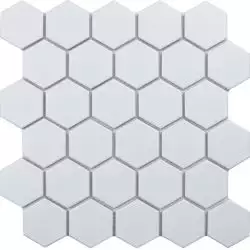 Hexagon small White Matt (MT31000/IDL1005) 27.8х26.5