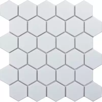 Hexagon small White Matt (MT31000/IDL1005) 27.8х26.5