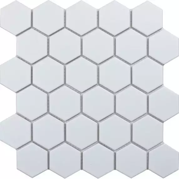 Hexagon small White Matt (MT31000/IDL1005) 27.8х26.5