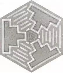 Hexagono Igneus Cemento Mix 23x26,6
