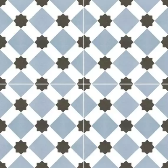 Howard Blue Pre-cut Satin 45,2x45,2