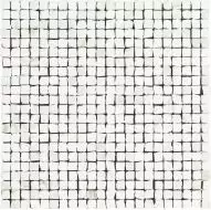 IMP001L Mosaico Spacco Lapp. Statuario 30Х30