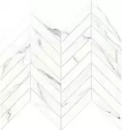IMP002L Chevron Lapp. Statuario 24,7Х30