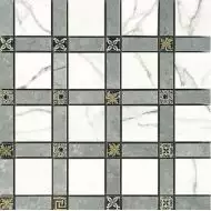 IMP009L Cassettone Lapp. Statuario 30x30