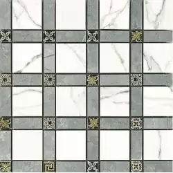 IMP009L Cassettone Lapp. Statuario 30x30