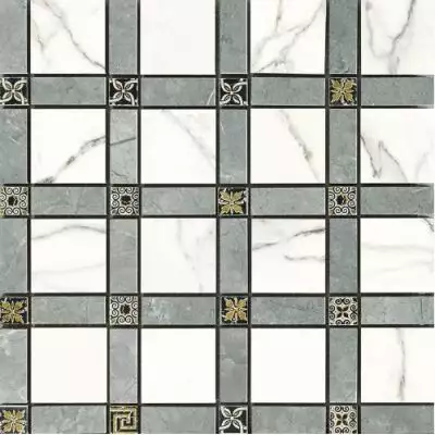 IMP009L Cassettone Lapp. Statuario 30x30