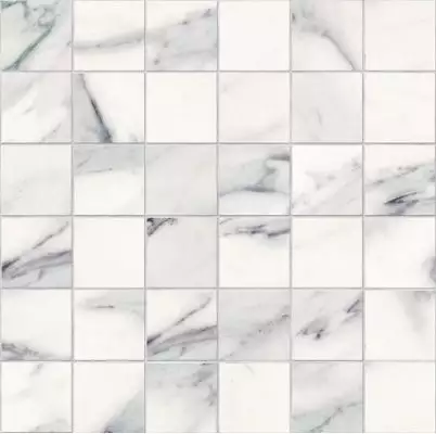 IMP885N Mosaico 5x5 Silk Calacatta Bianco 30Х30