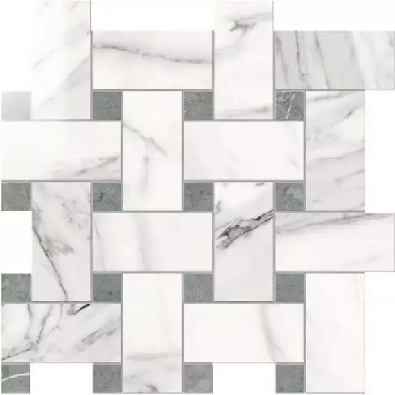 IMP887N Intreccio Silk Calacatta Bianco 30Х30