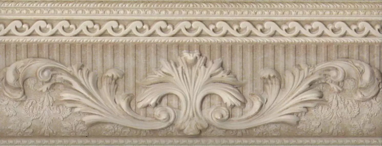 Ivory Ducale Cenefa 10x25,1