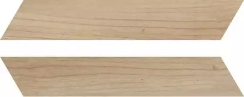J86590 Керамогранит Woodie Chevron Beige 7.5x40.7