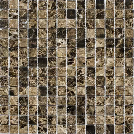 JMST023 Мозаика Dark Emperador Polished 30.5X30.5