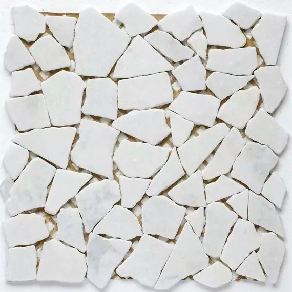 JMST040 Мозаика Split White Matt 30.5X30.5