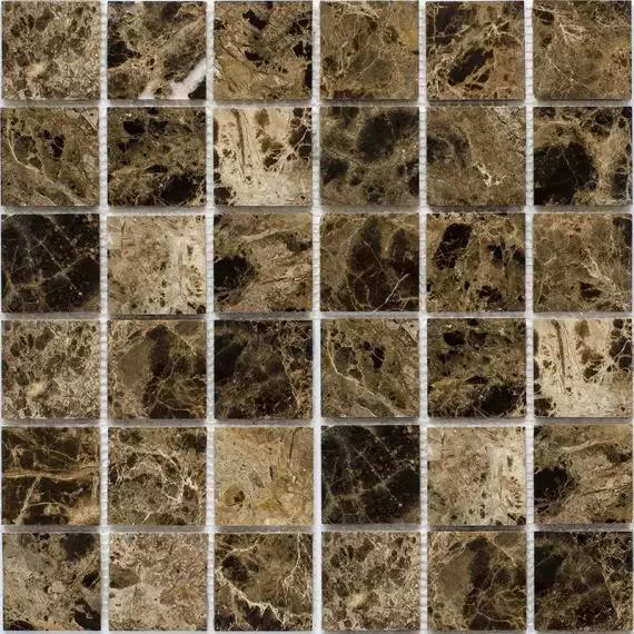 JMST055 Мозаика Dark Emperador Polished 30.5X30.5