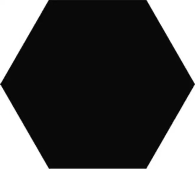 K945262 Miniworx Hexagon Черный Матовый 21x24