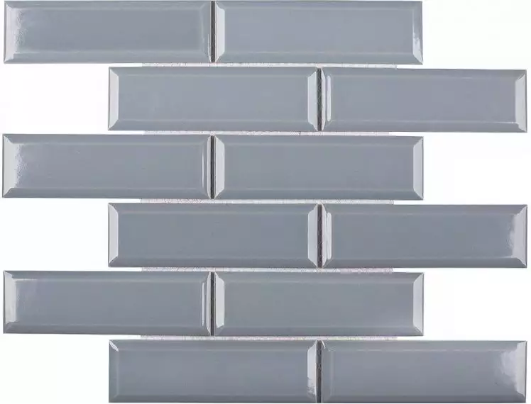 KM41843 Мозаика Metro Bluish-Grey Glossy 4.5х14.5 28.7х29.5х6.5