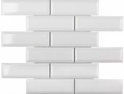 KM82895 Мозаика Metro White Glossy 4.5х14.5 28.7х29.5х6.5