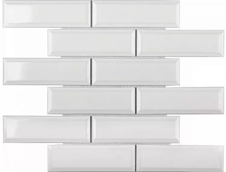 KM82895 Мозаика Metro White Glossy 4.5х14.5 28.7х29.5х6.5